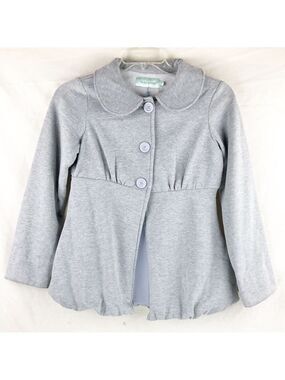 BNWT-BABY Tears Bubble Jacket &collar Heather Grey